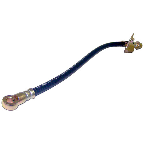 Crown Automotive 5105603AD Left Front Brake Hose for 2007-2017 Jeep Compass and Patriot - Black, Zinc Metal, Rubber, Sold Individually