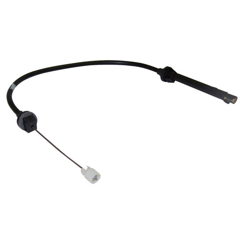 Crown Automotive J5356483 Throttle Cable for 1976 Jeep CJ-5, CJ-7 w/ 5.0L Engine, Approximately 21.25" Long - Black Plastic, Rubber, Steel