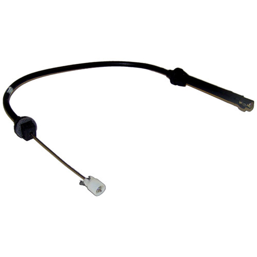 Crown Automotive J5356483 Throttle Cable for 1976 Jeep CJ-5, CJ-7 w/ 5.0L Engine, Approximately 21.25" Long - Black Plastic, Rubber, Steel