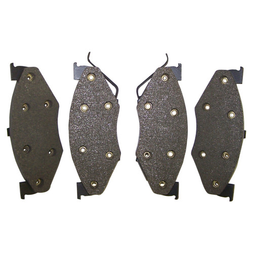 Crown Automotive 4383397 Front Brake Pad Set for 1987-1988 Dodge Caravan, Chrysler Town & Country, Plymouth Voyager Minivans, All w/ 15"