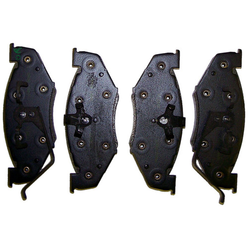 Crown Automotive 4383397 Front Brake Pad Set for 1987-1988 Dodge Caravan, Chrysler Town & Country, Plymouth Voyager Minivans, All w/ 15"