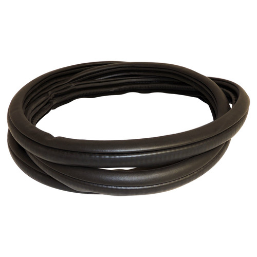Crown Automotive 55399255AE Left or Right Rear Door Weatherstrip for 2011-2022 Jeep WK2 Grand Cherokee - Black Rubber, Sold Individually