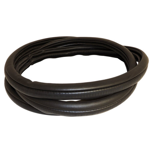 Crown Automotive 55399255AE Left or Right Rear Door Weatherstrip for 2011-2022 Jeep WK2 Grand Cherokee - Black Rubber, Sold Individually