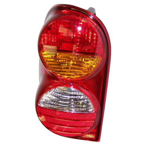 Crown Automotive 55155829AF Left Tail Lamp for 2002-2004 KJ Liberty - Amber, Red, White Plastic, Sold Individually