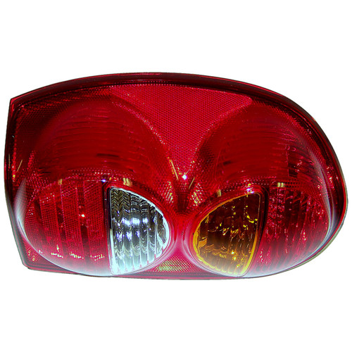 Crown Automotive 55155829AF Left Tail Lamp for 2002-2004 KJ Liberty - Amber, Red, White Plastic, Sold Individually
