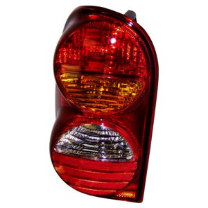 Crown Automotive 55155829AF Left Tail Lamp for 2002-2004 KJ Liberty - Amber, Red, White Plastic, Sold Individually