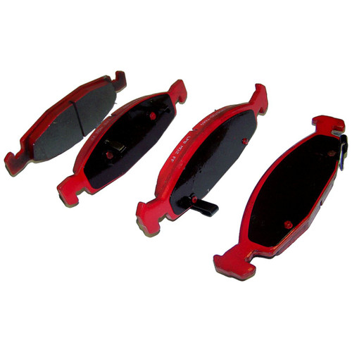 Crown Automotive 5018592AA Front Brake Pad Set for 1999-2002 Jeep WJ Grand Cherokee w/ Teves Calipers - Gray Semi-Metallic