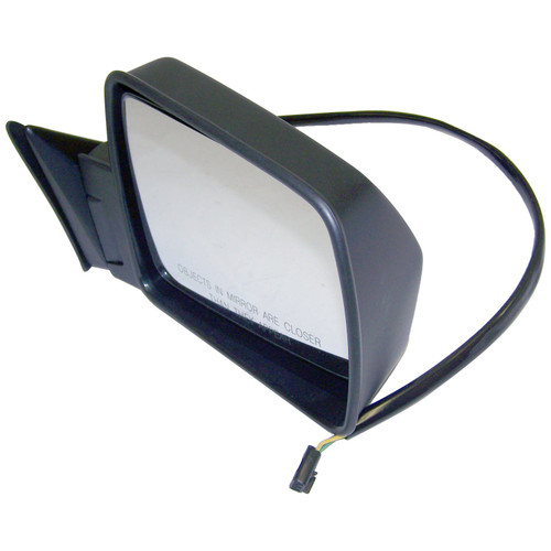 Crown Automotive 55075432 Door Mirror Front Right - Fits 1984-1996 Jeep XJ Cherokee, MJ Comanche, Black