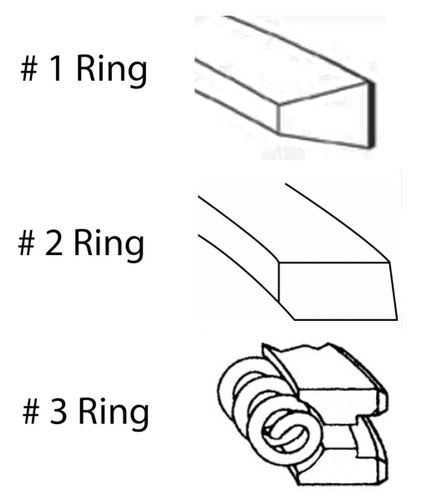Enginetech S10726-030 Premium .030" Oversize Piston Ring Set for 2007-2018 Dodge Ram 6.7L 408ci I6 - Complete Engine Ring Set