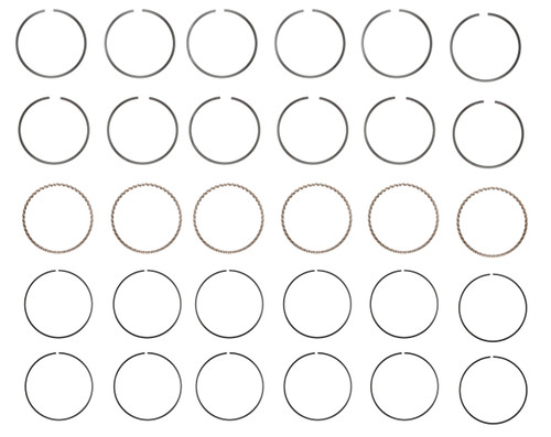 Enginetech C10246-100 Premium 1.00mm Oversize Piston Ring Set for 1998-2009 Dodge 5.9L 359ci I6 - Complete Engine Ring Set