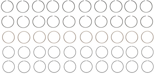 Enginetech S902210-STD Premium Standard Piston Ring Set for 1997-2019 Ford 6.8L 415ci V10 - Complete Engine Ring Set - Sized by Bore