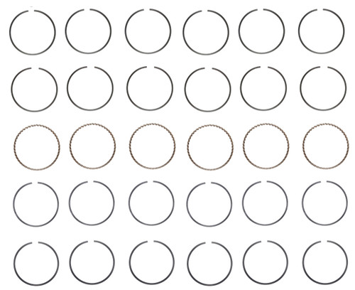Enginetech S32706-STD Premium Standard Piston Ring Set for 2015-2020 Ford Lincoln 2.7L 164ci V6 - Complete Engine Ring Set