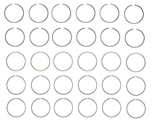 Enginetech C86006-.50 Premium .50mm Oversize Piston Ring Set for 1992-2005 Toyota Lexus 3.0L I6 - Complete Engine Ring Set