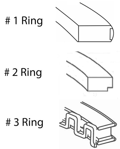 Enginetech M81104-.50 Premium .50mm Oversize Piston Ring Set for 1998-2001 Kia 1.8L I4 - Complete Engine Ring Set - Sized by Bore