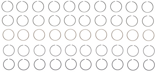 Enginetech M400110-STD Premium Standard Piston Ring Set for 1994-2003 Dodge 8.0L 488ci V10 - Complete Engine Ring Set - Sized by Bore
