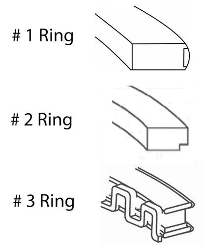 Enginetech M40718-STD Premium Standard Piston Ring Set for 2007-2017 Chevy GMC Pontiac Cadillac 6.2L 376ci V8 - Complete Engine Ring Set