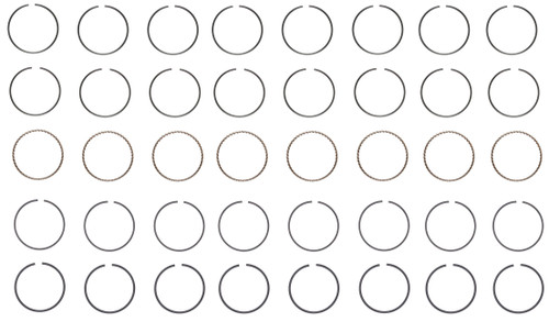 Enginetech M92138-STD Premium Standard Piston Ring Set for 1988-1995 Cadillac 4.5L/4.9L 273-300ci V8 - Complete Engine Ring Set