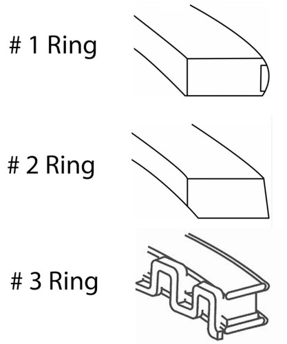 Enginetech S82154-STD Premium Standard Piston Ring Set for 1995-1998 Saturn 1.9L 116ci I4 - Complete Engine Ring Set - Sized by Bore