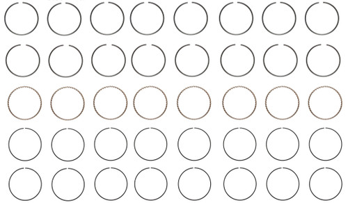 Enginetech M40018-030 Premium .030" Oversize Piston Ring Set for 1986-2003 Ford Lincoln Mercury 5.0L-5.9L V8 - Complete Engine Ring Set