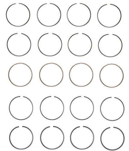 Enginetech M92134-100 Premium 1.00mm Oversize Piston Ring Set for 1987-1995 Chevy Buick Oldsmobile 2.3L I4 - Complete Engine Ring Set