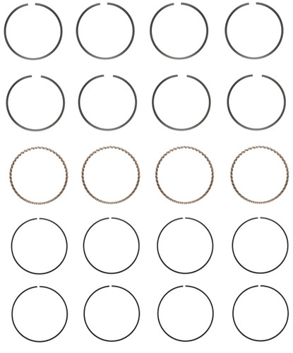 Enginetech C89354-STD Premium Standard Piston Ring Set for 1983-1988 Ford 2.0L 122ci I4 - Complete Engine Ring Set - Sized by Bore
