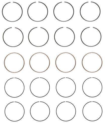 Enginetech C73134-STD Premium Standard Piston Ring Set for 1987-1994 Toyota 1.5L I4 - Complete Engine Ring Set - Sized by Bore