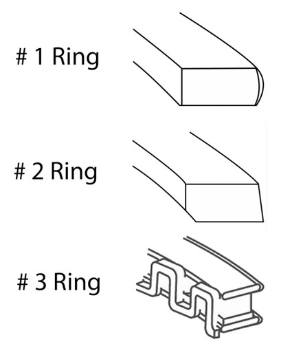 Enginetech R40056-030 Cast .030" Oversize Piston Ring Set for 1965-1995 Chevy GMC Ford 3.9L-4.9L 240-300ci I6 - Complete Engine Ring Set