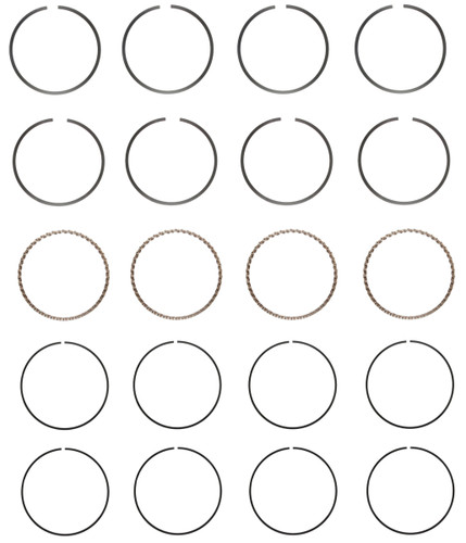 Enginetech C89314-STD Premium Standard Piston Ring Set for 1986-1995 Isuzu 2.3L I4 - Complete Engine Ring Set - Sized by Bore