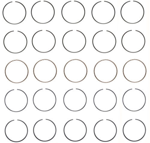Enginetech S93155-.50 Premium .50mm Oversize Piston Ring Set for 2004-2006 Chevy GMC Hummer Isuzu 3.5L 211ci I5 - Complete Engine Ring Set