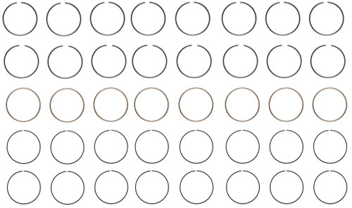 Enginetech S94112-STD Premium Standard Piston Ring Set for 2004-2016 Chevy GMC Buick 3.5L/3.6L 213-217ci V6 - Complete Engine Ring Set