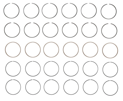 Enginetech C83506-STD Premium Standard Piston Ring Set for 1995-2000 Dodge Chrysler 2.5L 152ci V6 - Complete Engine Ring Set