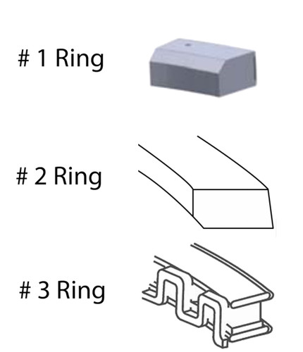 Enginetech C87526-STD Premium Standard Piston Ring Set for 1988-1995 Toyota Lexus 3.0L V6 - Complete Engine Ring Set - Sized by Bore
