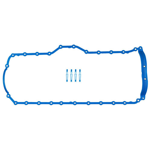 Fel-Pro OS 34308 R Oil Pan Gasket Set for 1971-2006 Jeep/AM/American - PermaDry molded rubber - fits Commando, DJ5, J-100, J-2500