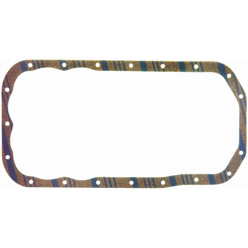 Fel-Pro OS 30467 C Oil Pan Gasket Set for 1984-1995 Kia/Ford/Mercury 2.0L L4 - Blue Stripe cork-rubber - fits Sportage, Escort, Probe, Lynx