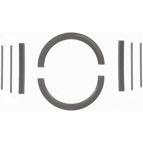 Fel-Pro BS 40613 Two-Piece Rear Main Seal Set for 1964-1990 Jeep/Buick/Cadillac - Rubber - fits Universal Truck, CJ3, Commando, Dispatcher