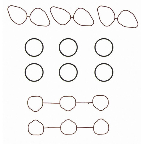 Fel-Pro MS 96103 Lower Intake Manifold Gasket Set for 1995-2004 Cadillac/Saab V6 - fits CTS, Catera, 9000