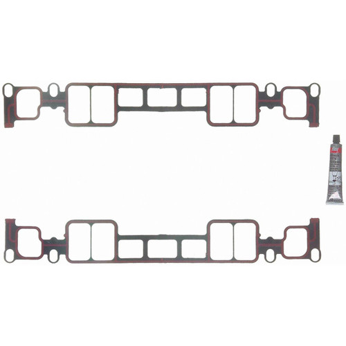 Fel-Pro MS 90131-2 Lower Intake Manifold Gasket Set for 1996-2005 Isuzu/AM/Cadillac - fits NPR, General Hummer, Escalade, C1500