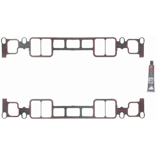 Fel-Pro MS 90131-2 Lower Intake Manifold Gasket Set for 1996-2005 Isuzu/AM/Cadillac - fits NPR, General Hummer, Escalade, C1500
