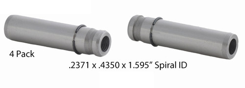 Enginetech GD8038 Valve Guides for 1985-2005 Geo Lexus Toyota - .2371 ID x .4350 OD x 1.595" L - Spiral ID - OEM-Spec Valvetrain Replacement