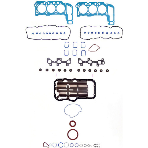 Fel-Pro Full Gasket Set 260-1960 for 2005-2006 Dodge/Jeep/Mitsubishi 3.7L (Dakota, Durango, Ram 1500, Commander)