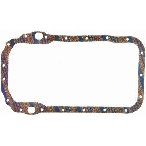 Fel-Pro OS 30405 C Oil Pan Gasket Set for 1992-1993 Lexus/Toyota 3.0L V6 - Blue Stripe cork-rubber - fits ES300, Camry