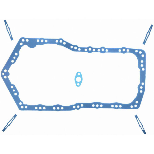 Fel-Pro OS 30522 R Oil Pan Gasket Set for 1985-1995 Buick/Chevrolet/Oldsmobile - PermaDry molded rubber - fits Century, Electra, LeSabre,