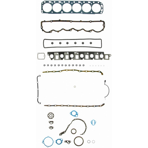 Fel-Pro Full Gasket Set 260-1006 for 1965-1985 Ford 3.9L 4.9L (Bronco, Club Wagon, Country Sedan, Country Squire)