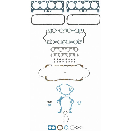 Fel-Pro Full Gasket Set 260-1013 for 1968-1985 Ford/Lincoln/Mercury 7.0L 7.5L (Country Sedan, Country Squire, Custom, Custom 500)