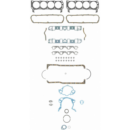 Fel-Pro Full Gasket Set 260-1028 for 1969-1974 Ford/Mercury 5.8L (Country Sedan, Country Squire, Custom, Custom 500)
