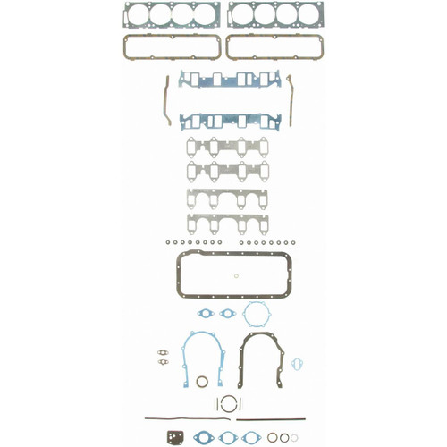 Fel-Pro 260-1035 Full Gasket Set for 1957-1977 Ford/Mercury/Edsel - fits Club, Country Sedan, Courier Sedan Delivery, Custom 300