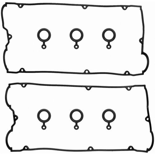 Fel-Pro VS 50390 R Valve Cover Gasket Set for 1991-1999 Dodge/Mitsubishi 3.0L 3.5L V6 - PermaDry molded rubber - fits Stealth, Montero,