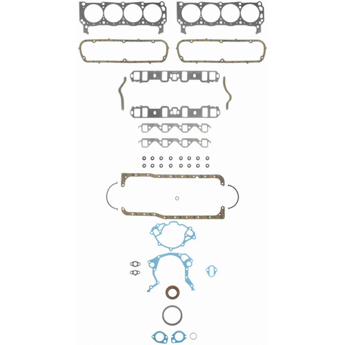 Fel-Pro Full Gasket Set 260-1170 for 1983-1987 Ford/Mercury 5.8L (Bronco, E-100 Econoline, E-100 Econoline Club Wagon, E-150 Econoline)