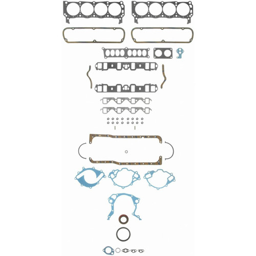 Fel-Pro 260-1446 Full Gasket Set for 1987-1993 Ford/Mercury - fits LTD Crown Victoria, Bronco, E-150 Econoline, E-150 Econoline Club Wagon