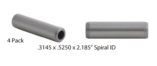 Enginetech GD3031 Intake Valve Guides for 2003-2008 Chrysler Dodge Jeep - .3145 ID x .5250 OD x 2.185" L - Spiral ID - New Valve Guide